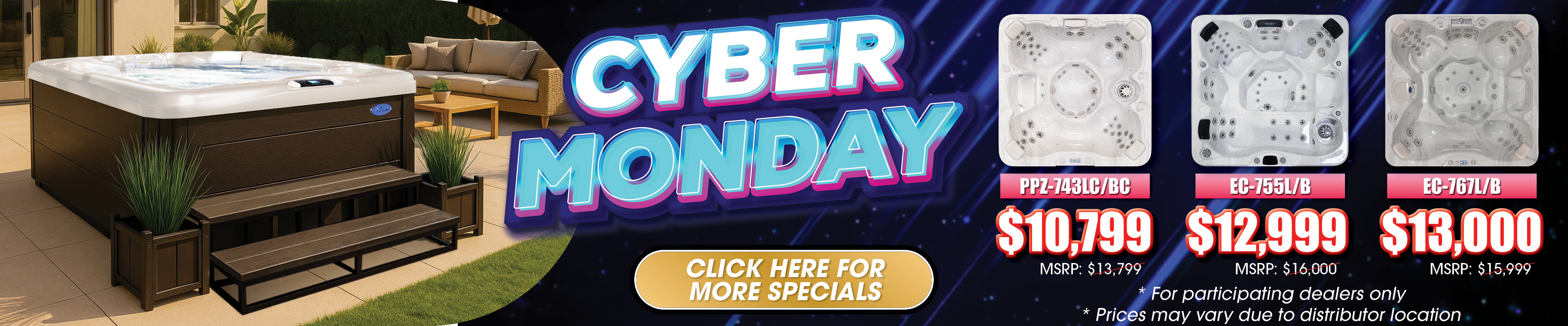 Calspas hot tub being used in a family setting - Greenwood